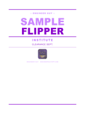 069 college sample flipper
