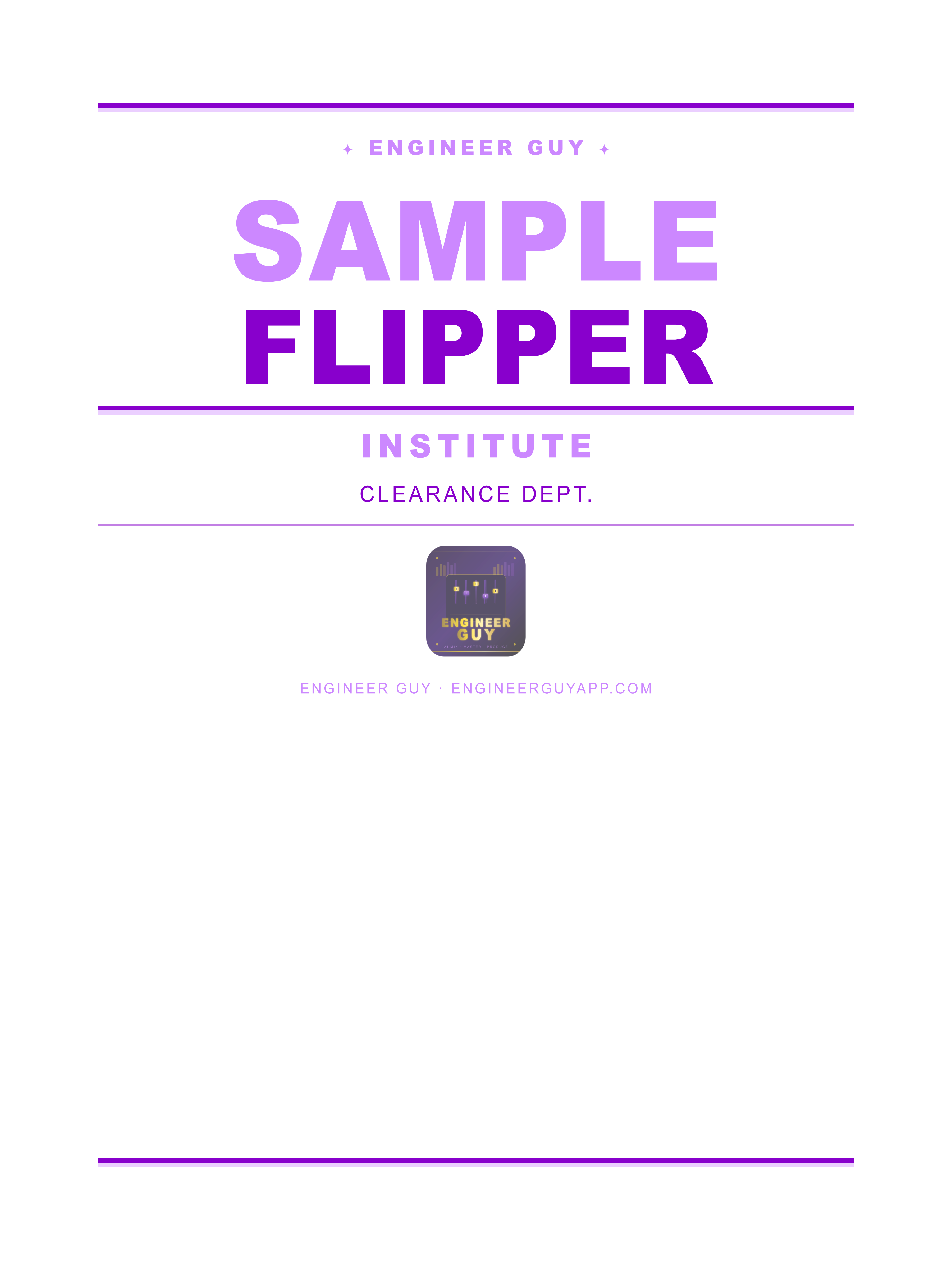 069 college sample flipper