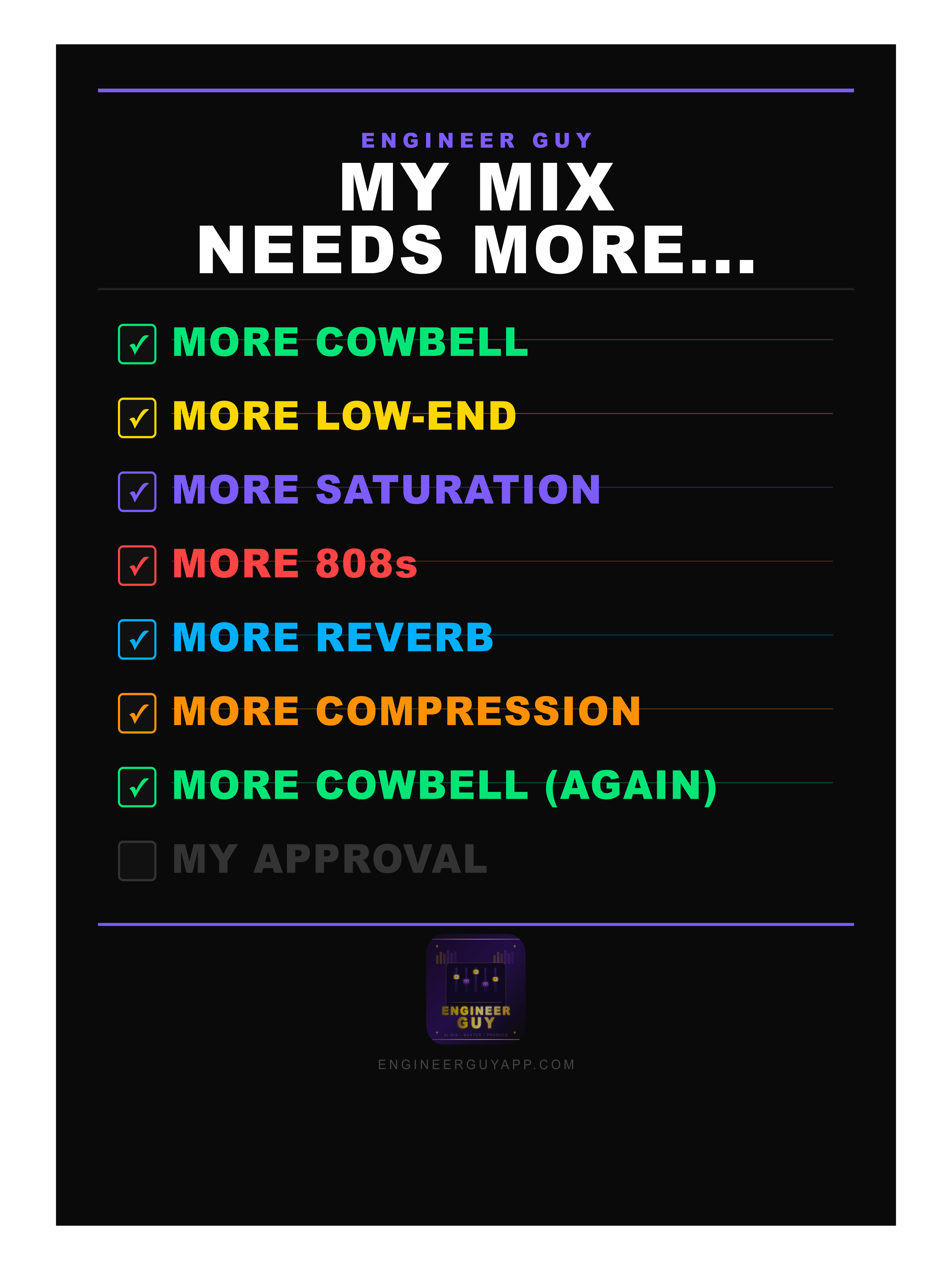 shirt 12 checklist