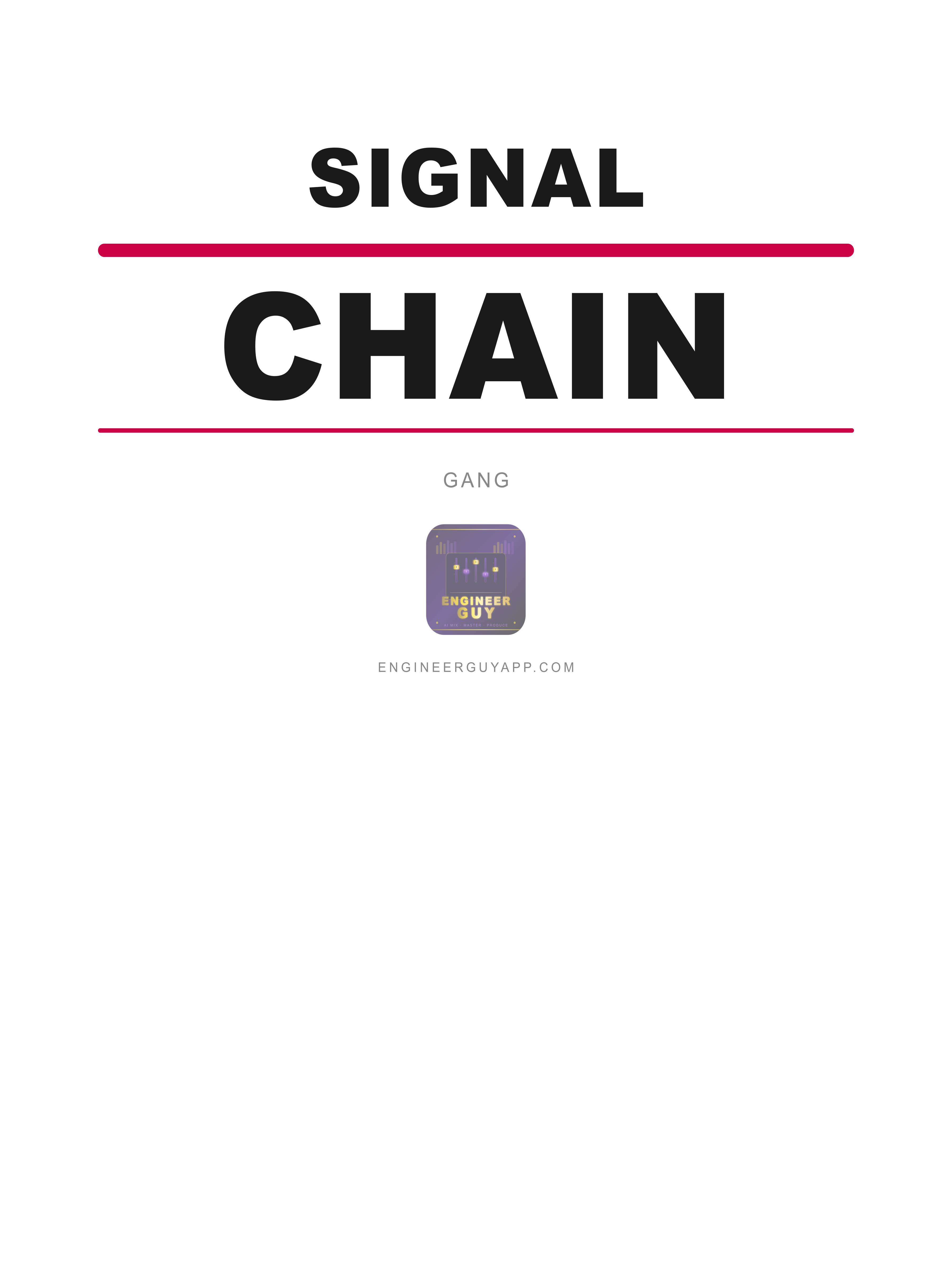 034 bar signal chain
