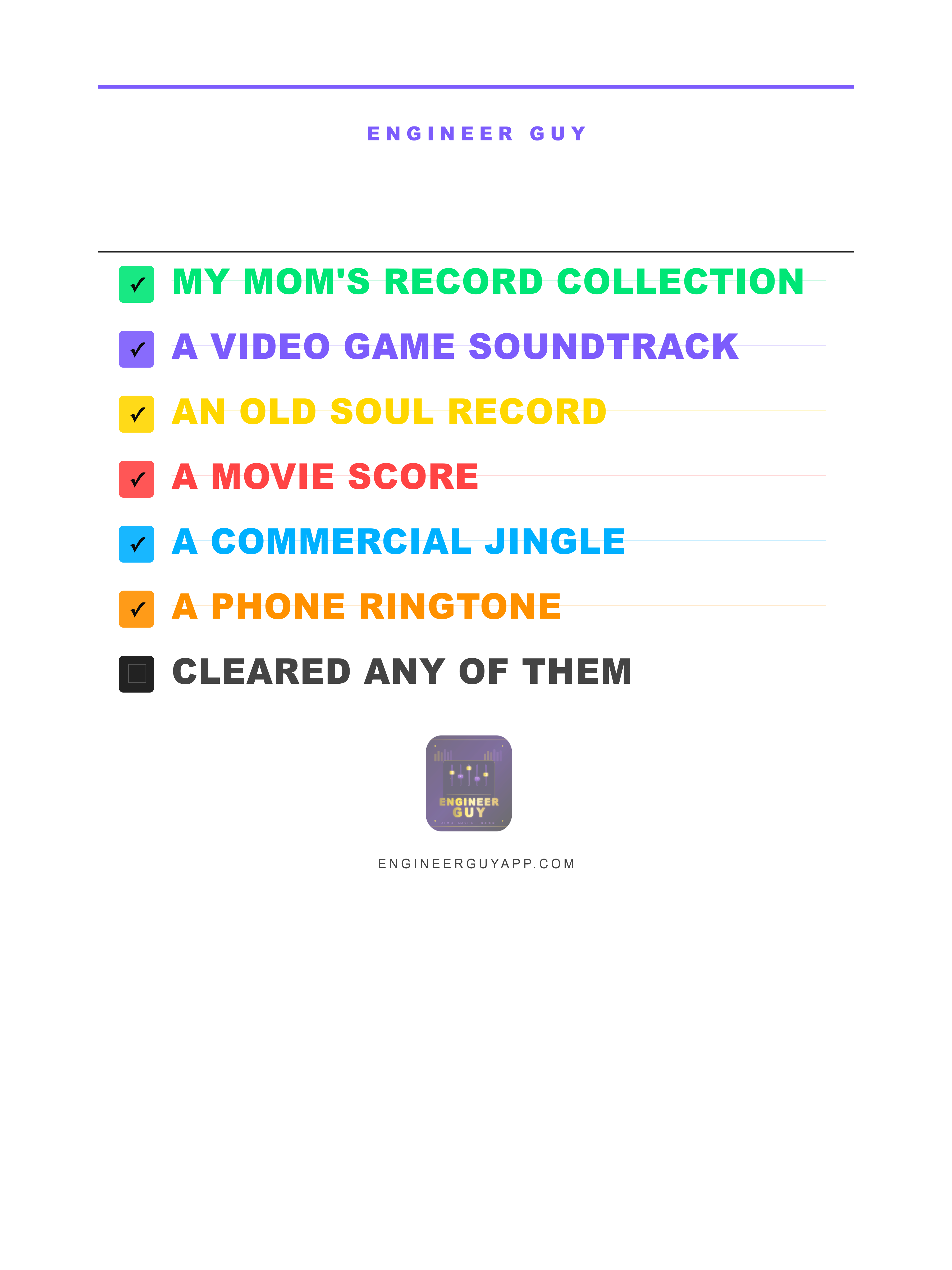 012 checklist 12