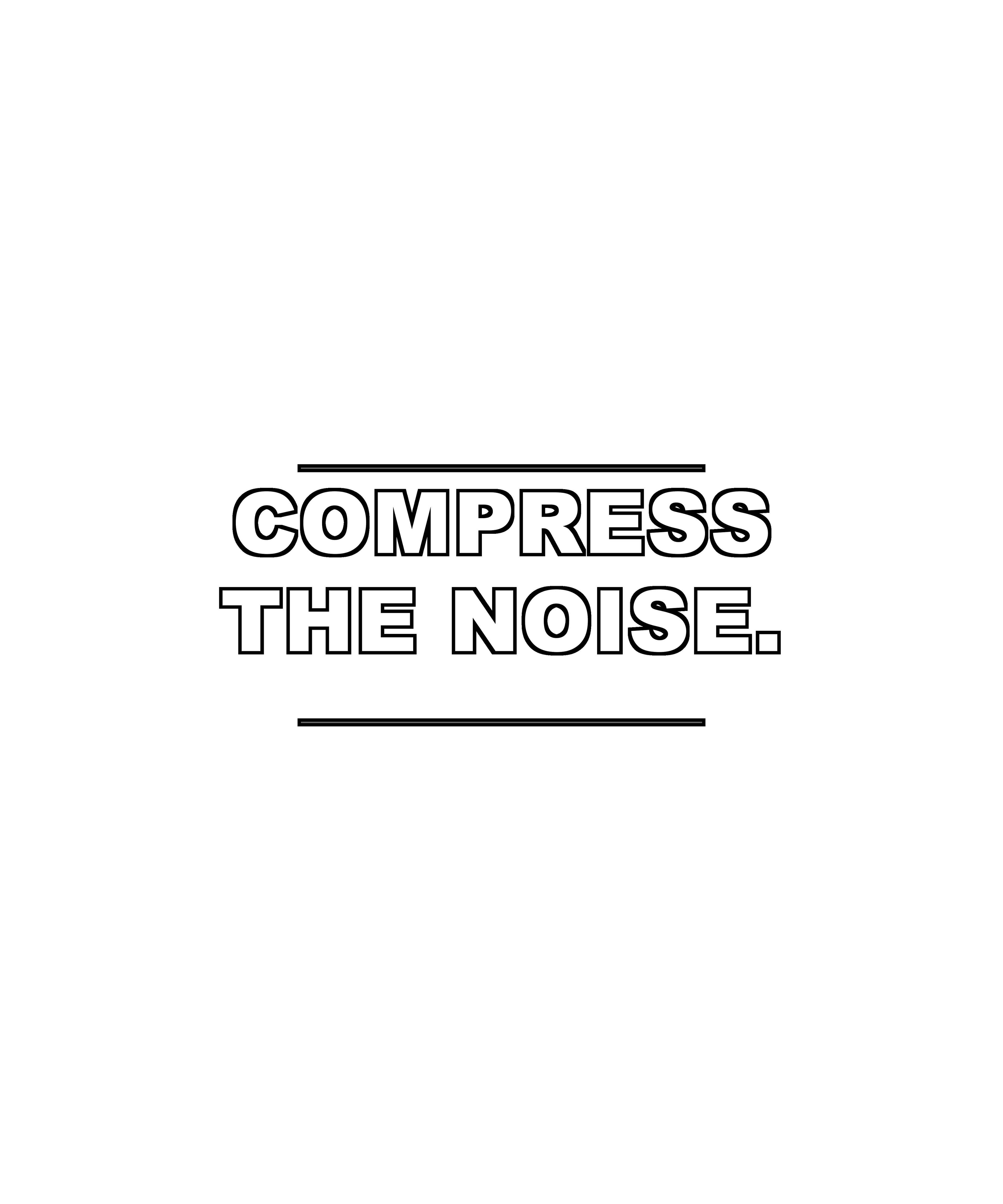 Compress The Noise — Oversized Heavyweight Hoodie
